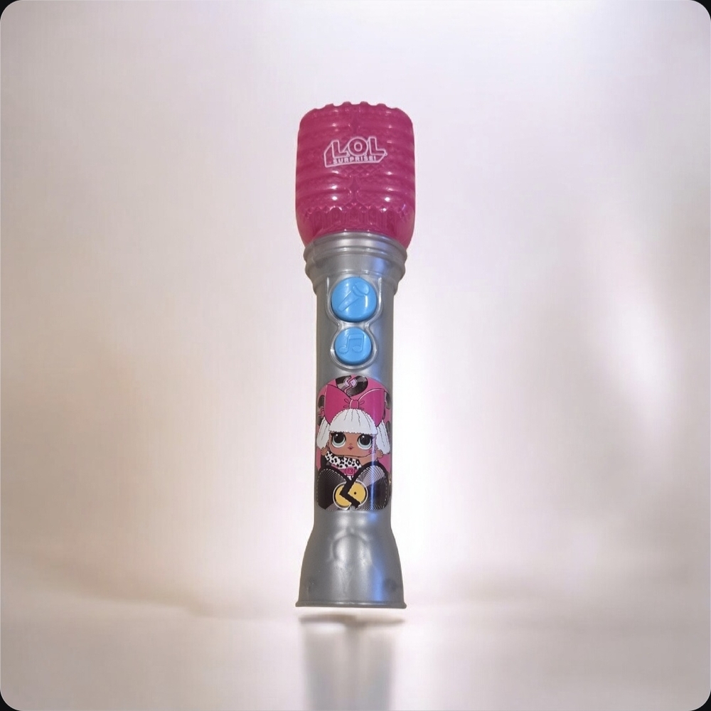 L.O.L. Surprise! Pink and Silver Singing Microphone